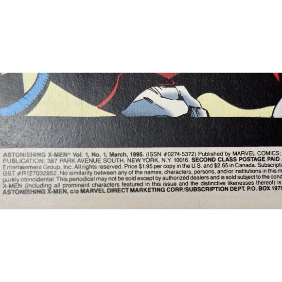 Astonishing X-Men 1‑4 (1995) Complete Set + Extra #1 Marvel Comics NM - Picture 6 of 6